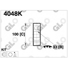 4048K GLO Шарнирный комплект, приводной вал