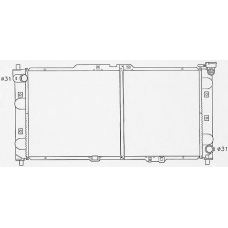 0100754 BEHR Radiator