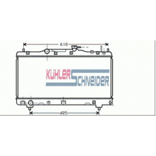 3200391 KUHLER SCHNEIDER Радиатор, охлаждение двигател