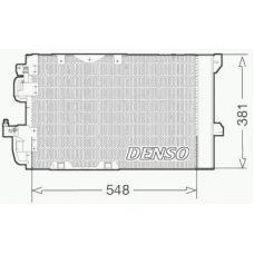 DCN20005 DENSO Конденсатор, кондиционер