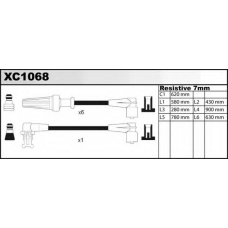 XC1068 QUINTON HAZELL Комплект проводов зажигания