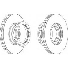 FCR272A FERODO Тормозной диск