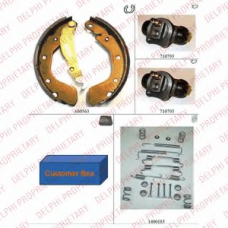 852 DELPHI Комплект тормозных колодок