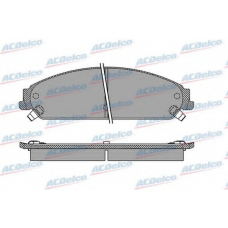 AC0581401D AC Delco Комплект тормозных колодок, дисковый тормоз