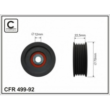 499-92 CAFFARO Паразитный / ведущий ролик, поликлиновой ремень