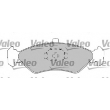 597567 VALEO Комплект тормозных колодок, дисковый тормоз