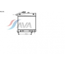 MS2150 AVA Радиатор, охлаждение двигателя