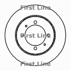 FBD516 FIRST LINE Тормозной диск