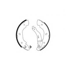 VBS669 MOTAQUIP Комплект тормозных колодок