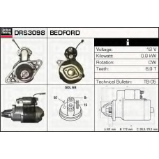 DRS3098 DELCO REMY Стартер
