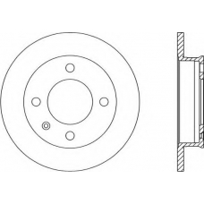 BDR1157.10 OPEN PARTS Тормозной диск