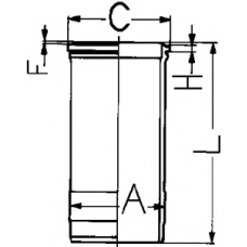 89549110 KOLBENSCHMIDT Гильза цилиндра