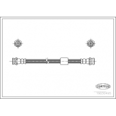 19030495 CORTECO Тормозной шланг
