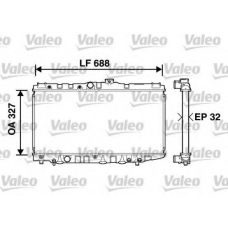 734558 VALEO Радиатор, охлаждение двигателя
