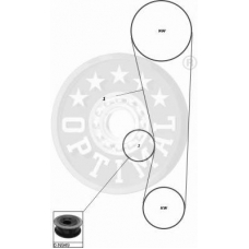 SK-1154 OPTIMAL Комплект ремня грм