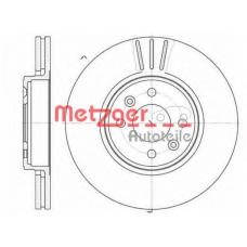 6583.10 METZGER Тормозной диск