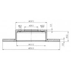 BDC3504 QUINTON HAZELL Тормозной диск