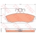 GDB7512 TRW Комплект тормозных колодок, дисковый тормоз