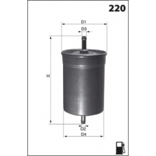 ELE6010 MECAFILTER Топливный фильтр