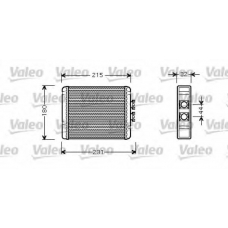 812319 VALEO Теплообменник, отопление салона