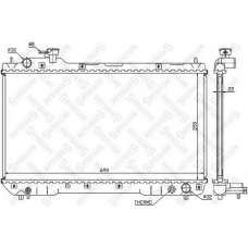 10-26300-SX STELLOX Радиатор, охлаждение двигателя