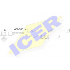 610338 E C ICER Сигнализатор, износ тормозных колодок