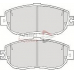 ADB0764 COMLINE Комплект тормозных колодок, дисковый тормоз