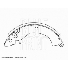 ADC44103 BLUE PRINT Комплект тормозных колодок