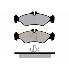 PA1099 BRAKE ENGINEERING Комплект тормозных колодок, дисковый тормоз