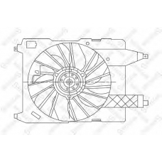 29-99410-SX STELLOX Вентилятор, охлаждение двигателя