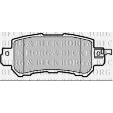 BBP2365 BORG & BECK Комплект тормозных колодок, дисковый тормоз