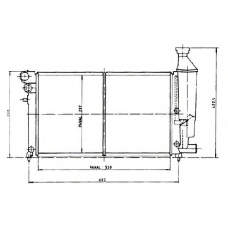 0100605 BEHR Radiator