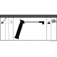 J5383035 HERTH+BUSS JAKOPARTS Комплект проводов зажигания