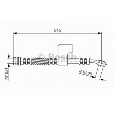 1 987 476 898 BOSCH Тормозной шланг