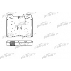 PBP800 PATRON Комплект тормозных колодок, дисковый тормоз