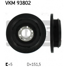 VKM 93802 SKF Ременный шкив, коленчатый вал
