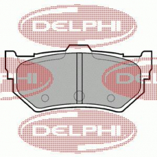 LP768 DELPHI Комплект тормозных колодок, дисковый тормоз