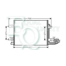 CO0210 EQUAL QUALITY Конденсатор, кондиционер