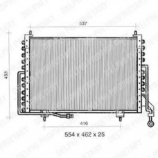 TSP0225296 DELPHI Конденсатор, кондиционер