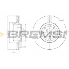 DBB131V BREMSI Тормозной диск