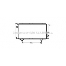 PE2003 Prasco Радиатор, охлаждение двигателя
