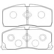 PN-6186 JNBK Колодки тормозные