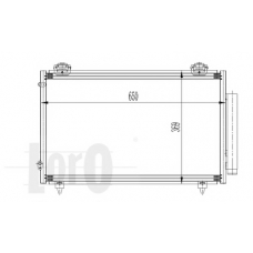 051-016-0012 LORO Конденсатор, кондиционер