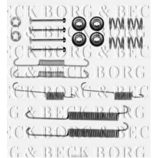 BBK6138 BORG & BECK Комплектующие, колодки дискового тормоза