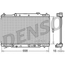 DRM40016 DENSO Радиатор, охлаждение двигателя