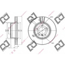 BD1630 DJ PARTS Тормозной диск