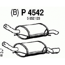 P4542 FENNO Глушитель выхлопных газов конечный