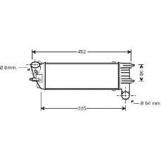 40004204 VAN WEZEL Интеркулер