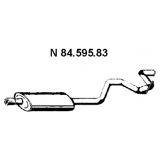 84.595.83 EBERSPACHER Глушитель выхлопных газов конечный