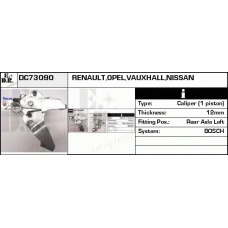 DC73090 EDR Тормозной суппорт